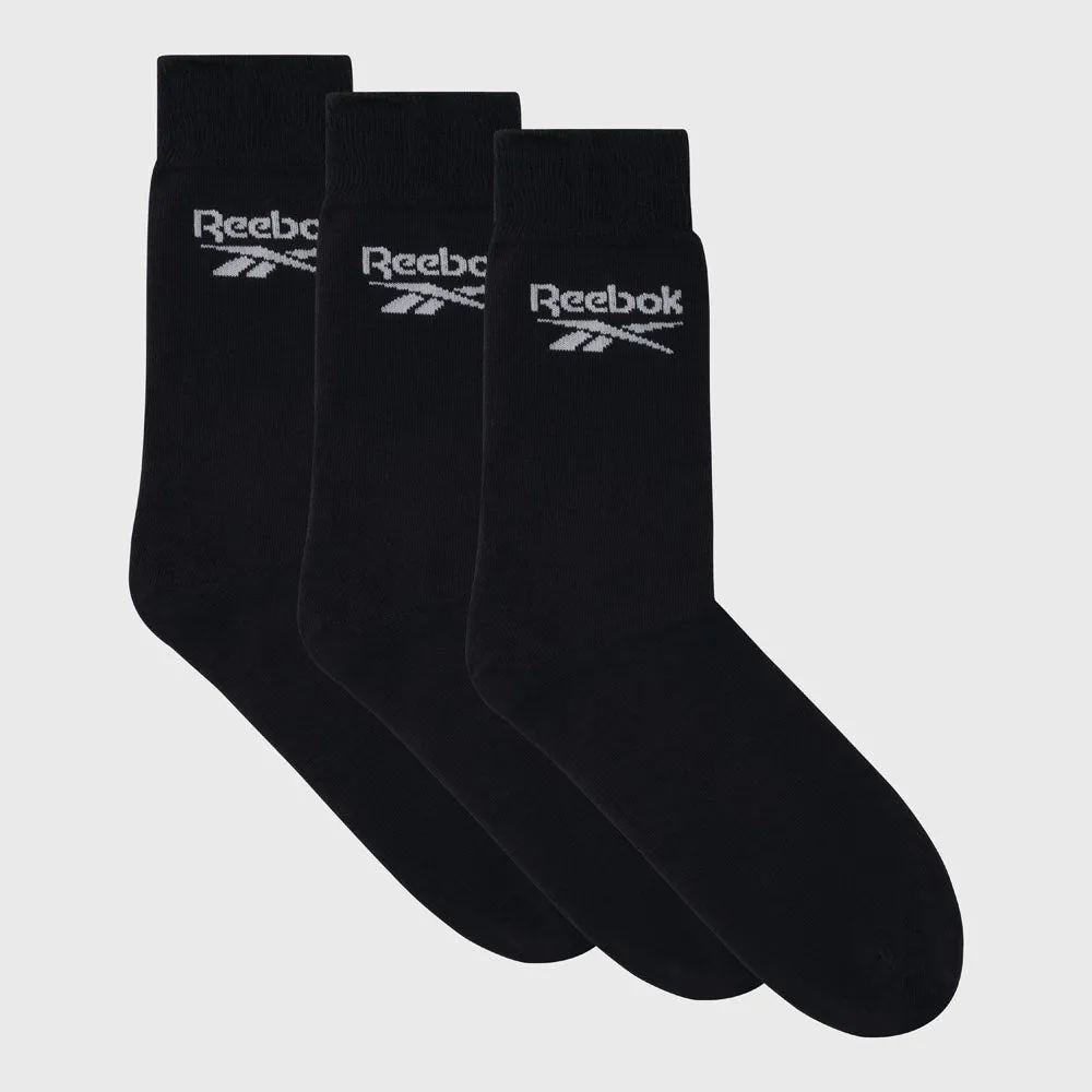 REEBOK CORE SOCK CREW BLACK sold by Tekkie Town