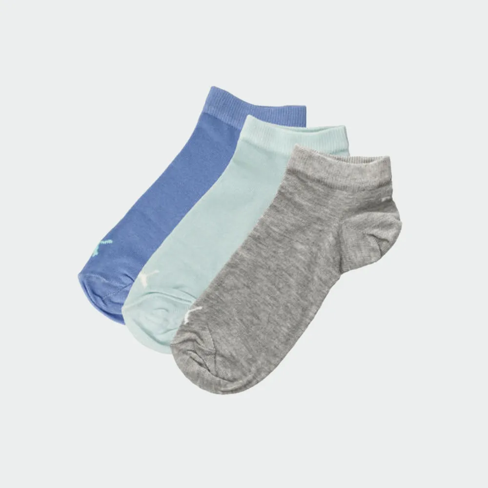 Puma Ladies 3-Pack Low Cut socks Light Gray Heat Multi sold by Tekkie Town