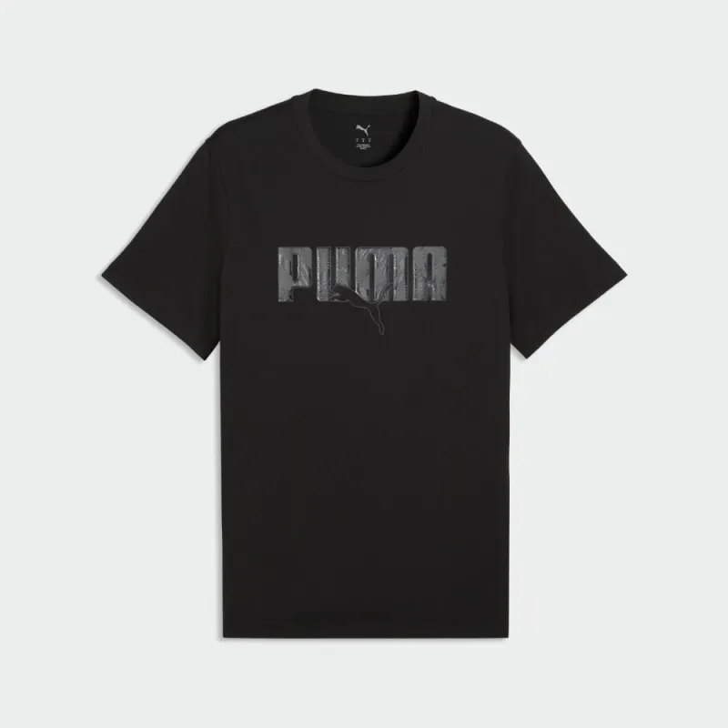 Puma MENS Essential Logo Lab Story 2 Tee Black made by Puma