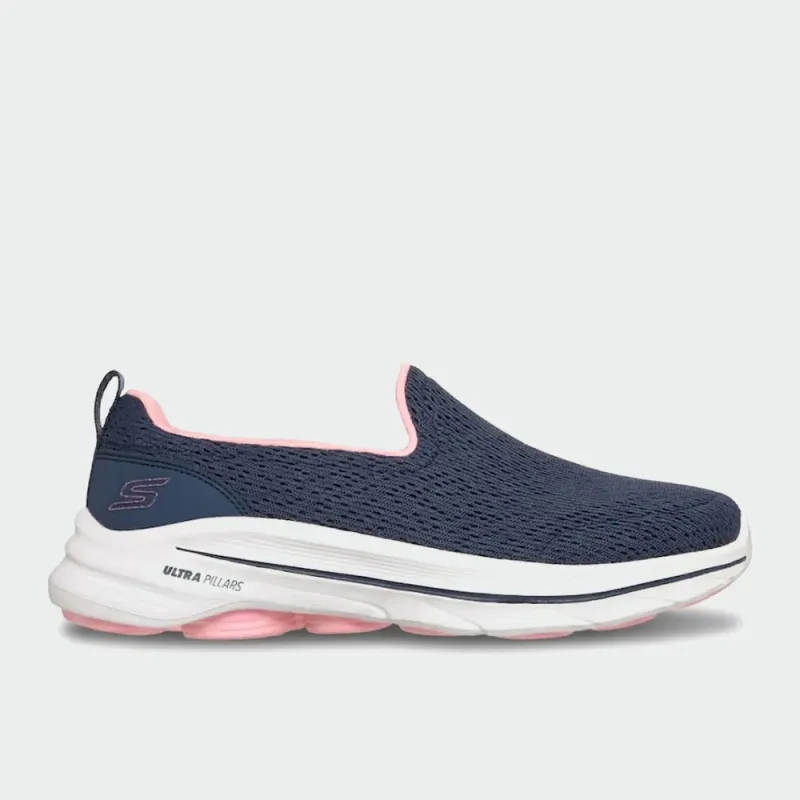 Skechers Womens Go Walk 8 Sneakers Blue made by Skechers