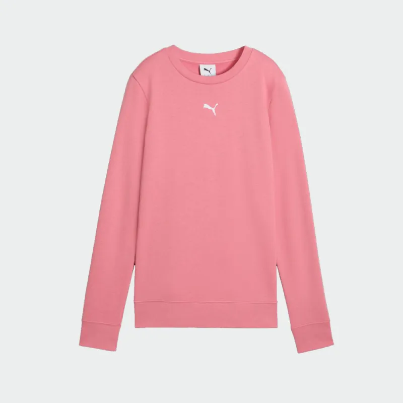 Puma WOMENS Better Essential Crew Top Pink made by Puma