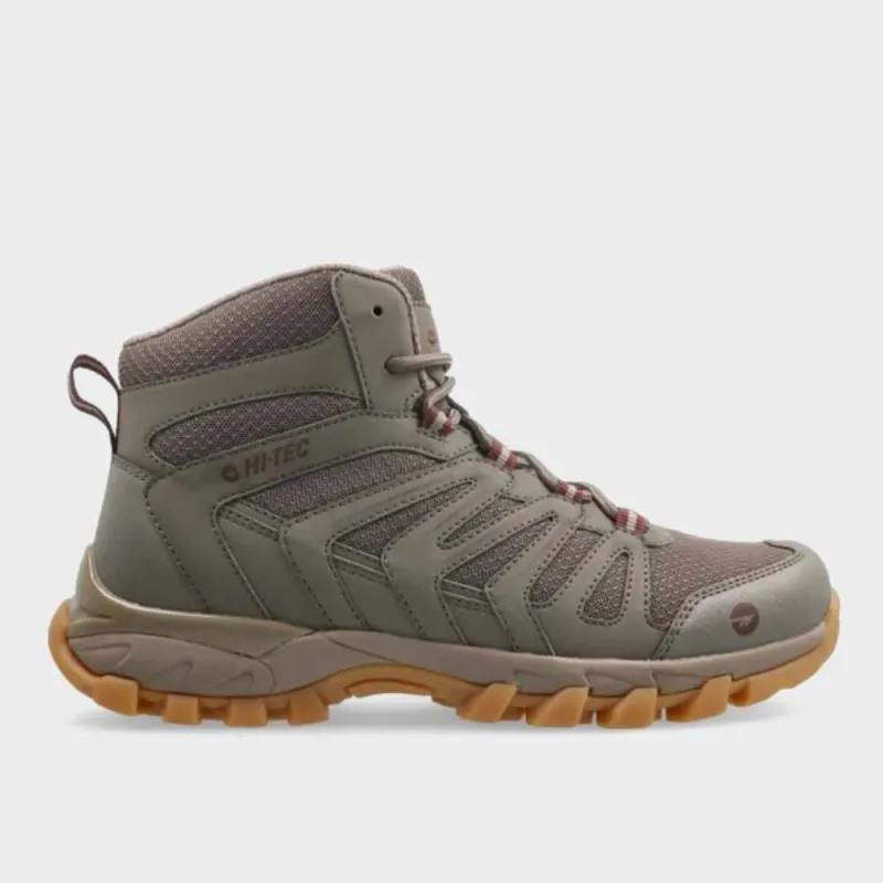 Hi-Tec Womens Grand Paradiso Mid Shoes Brown made by Hi-Tec