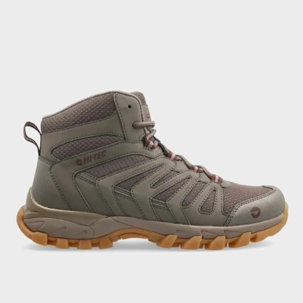 Hi-Tec Womens Grand Paradiso Mid Shoes Brown sold by Tekkie Town