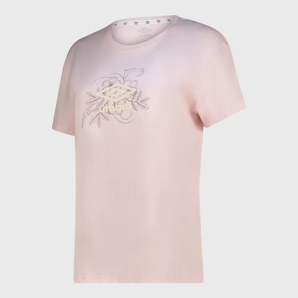 Umbro Womens Lilly Tee Pink sold by Tekkie Town
