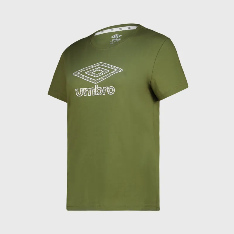 UMBRO WOMENS Ditsy Tee GREEN made by Umbro
