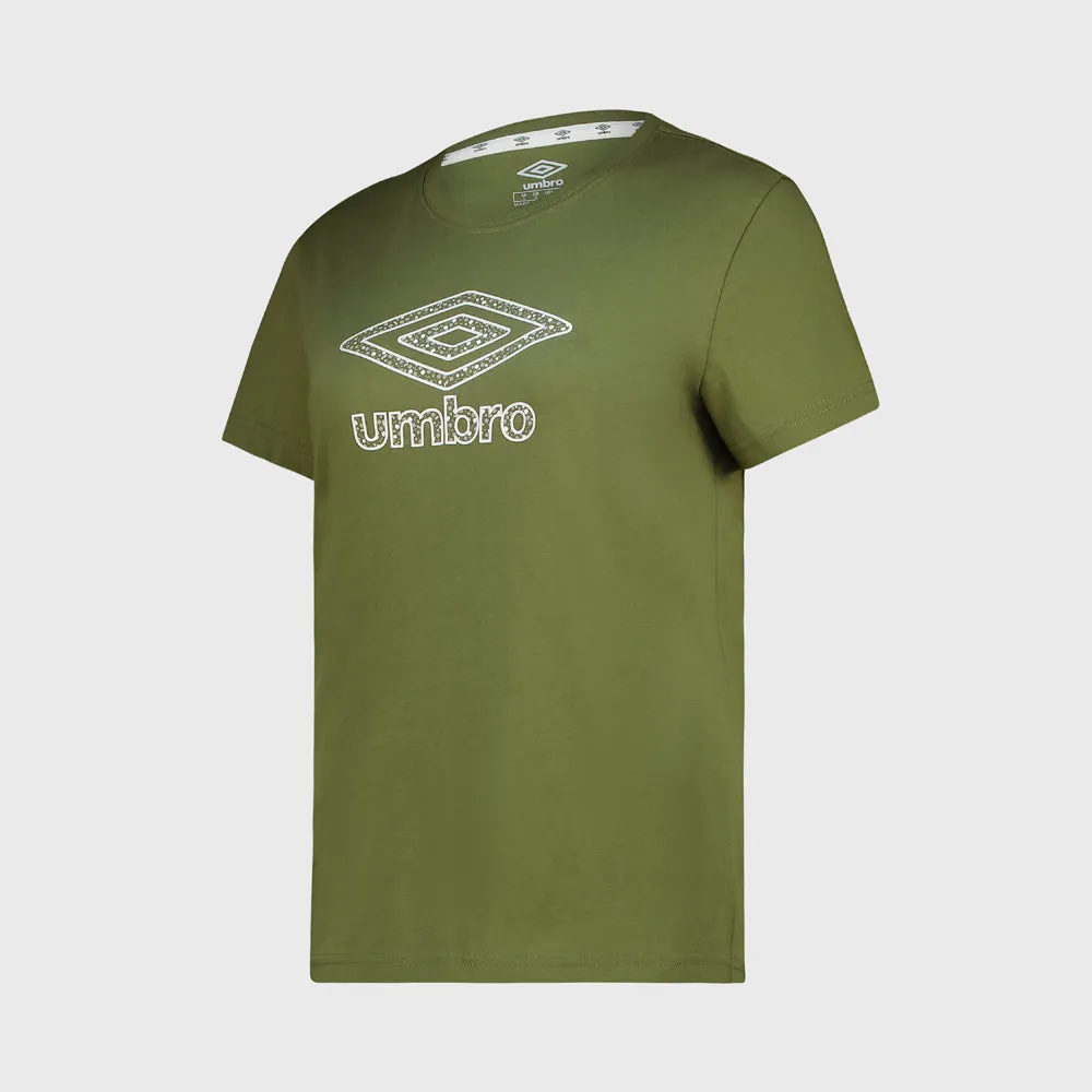 Umbro Womens Ditsy Tee Green sold by Tekkie Town