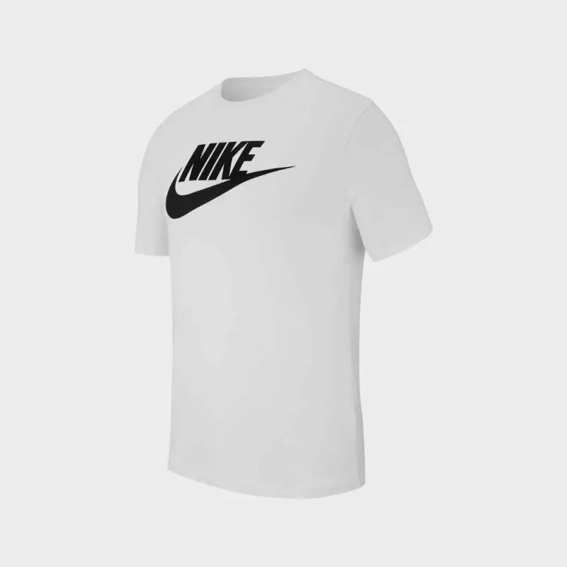 Nike Womens Club Ss Icon Futura Tee White made by Nike