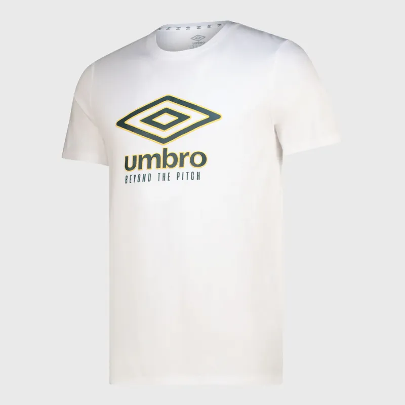 Umbro Mens Short Sleeve Regular Crew Tee White made by Umbro