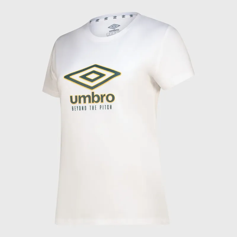 Umbro WOMENS Short Sleeve Regular Crew Tee White made by Umbro