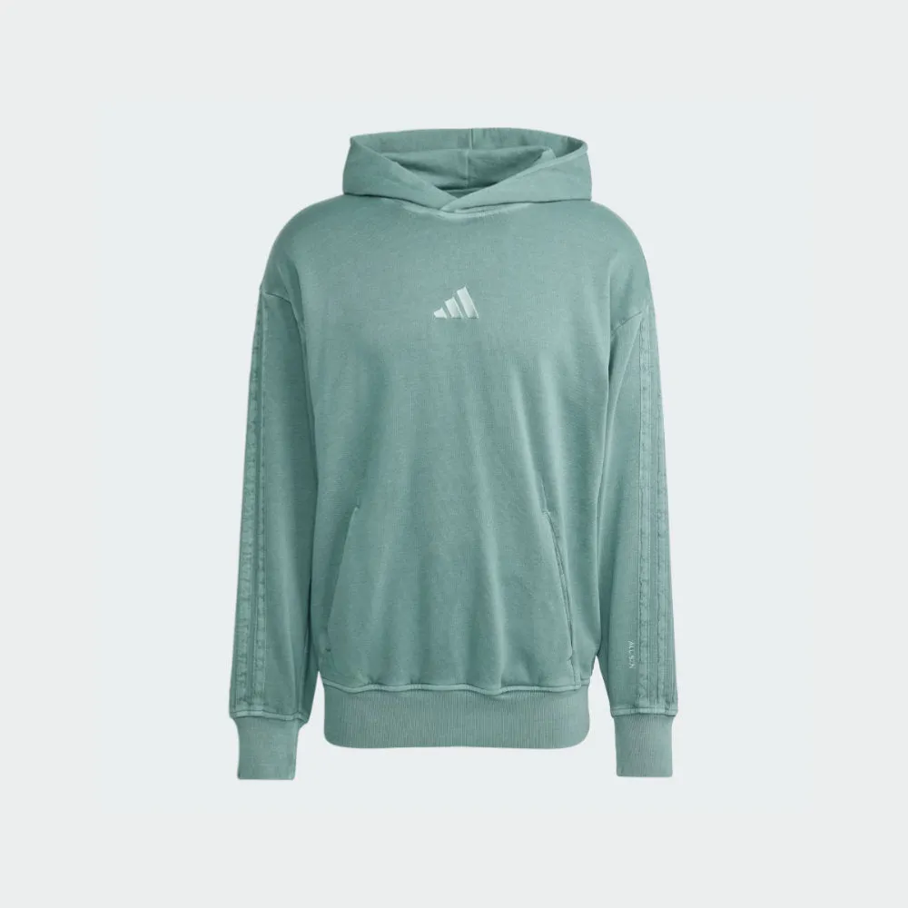 Adidas Womens All SZN Small Logo Sweat Green sold by Tekkie Town