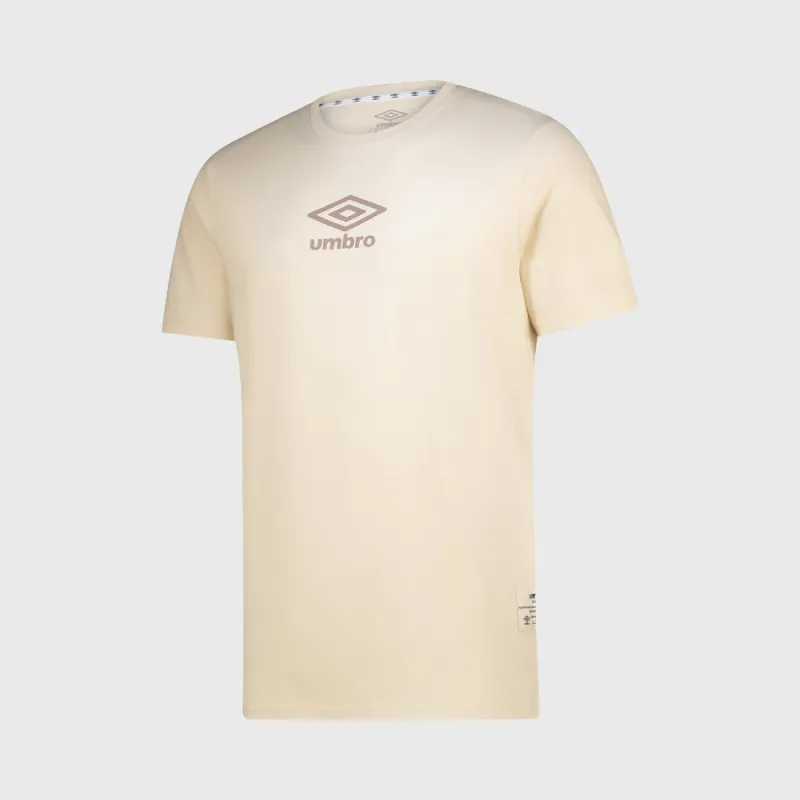 Umbro Mens Goal Tee Beige made by Tekkie Town