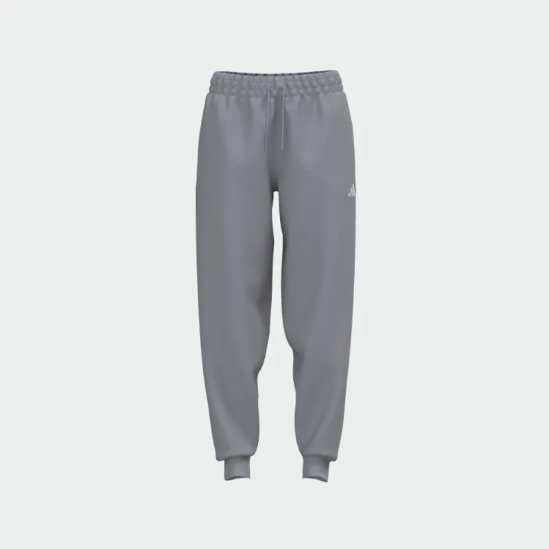 Adidas Womens Small Logo Fleece Cuffed Pants Black made by Adidas