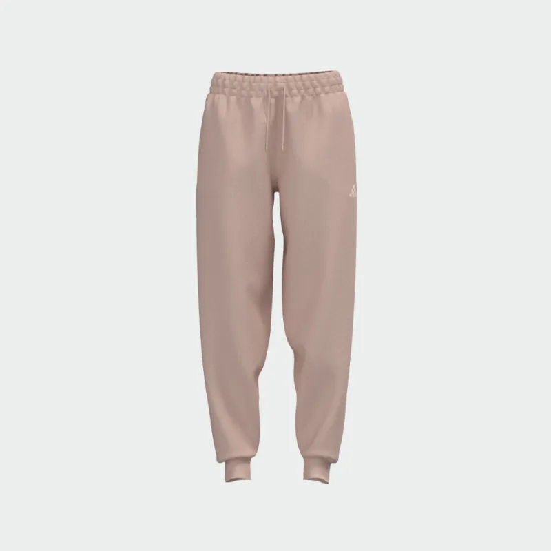Adidas Womens Small Logo comfort Fleece Pants Pink made by Adidas