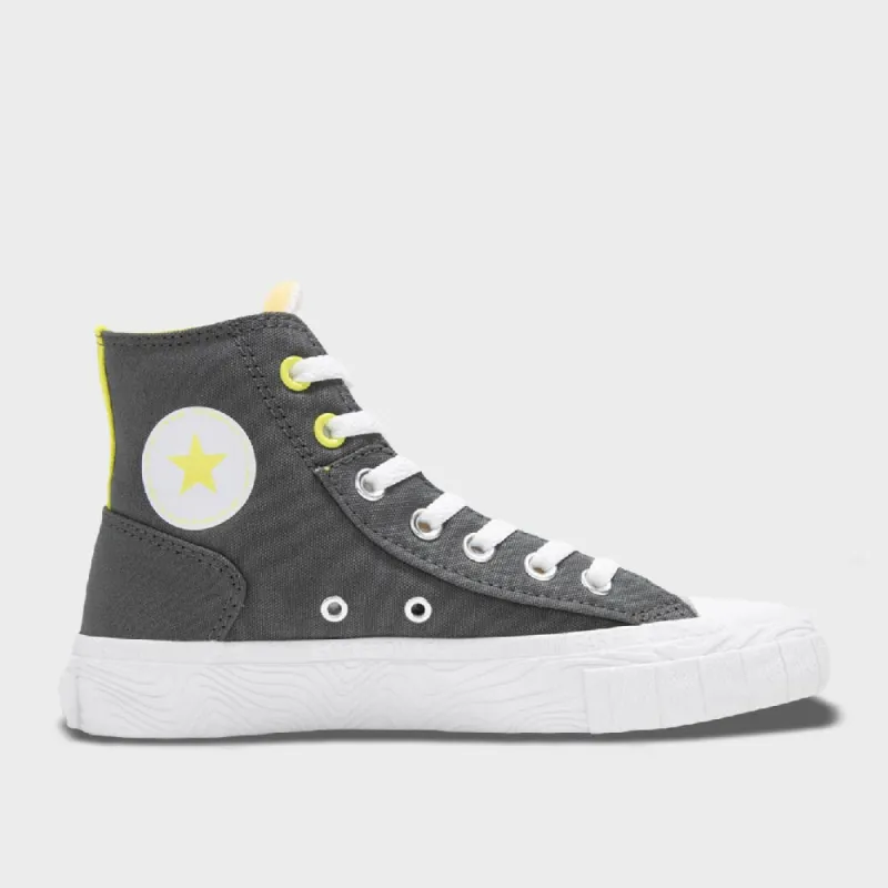 Converse Mens Chuck Taylor All Star Edge Glow Sneaker Grey/White _ 172696 _ Grey sold by Tekkie Town