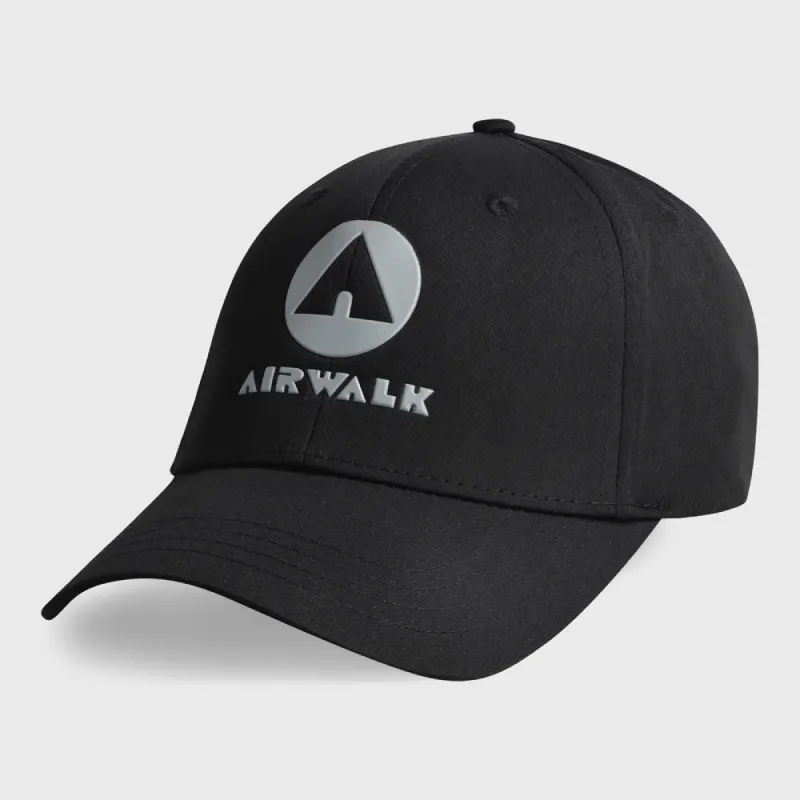 Airwalk Unisex Bold Logo Peak Cap Black sold by Tekkie Town
