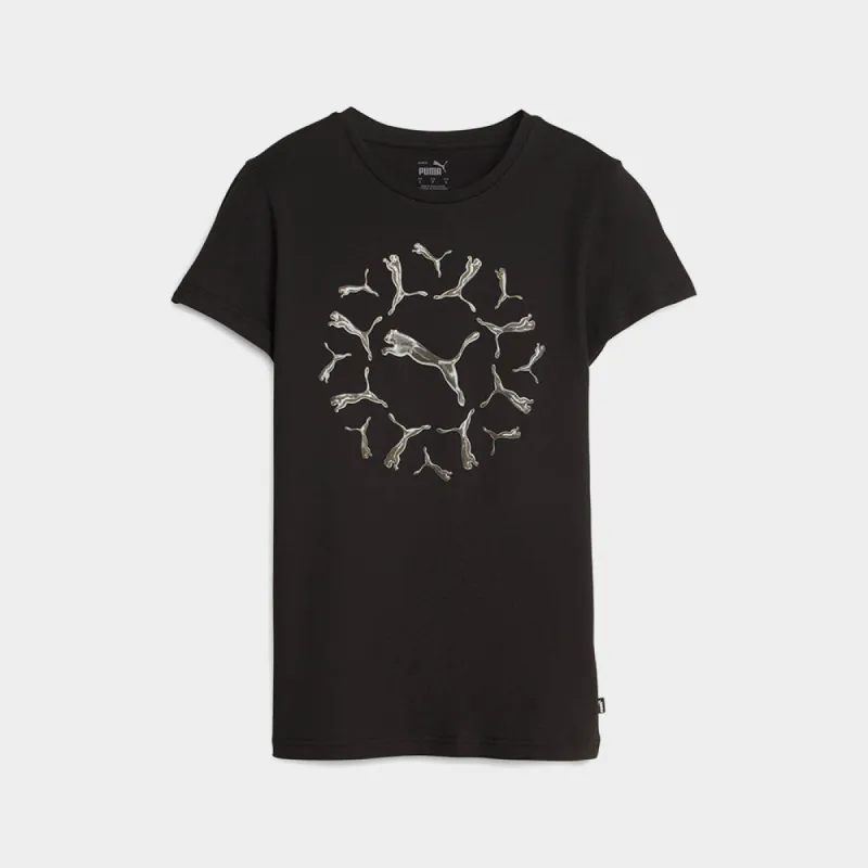 W Ess+ Graphic Tee _ 173774 _ Black sold by Tekkie Town