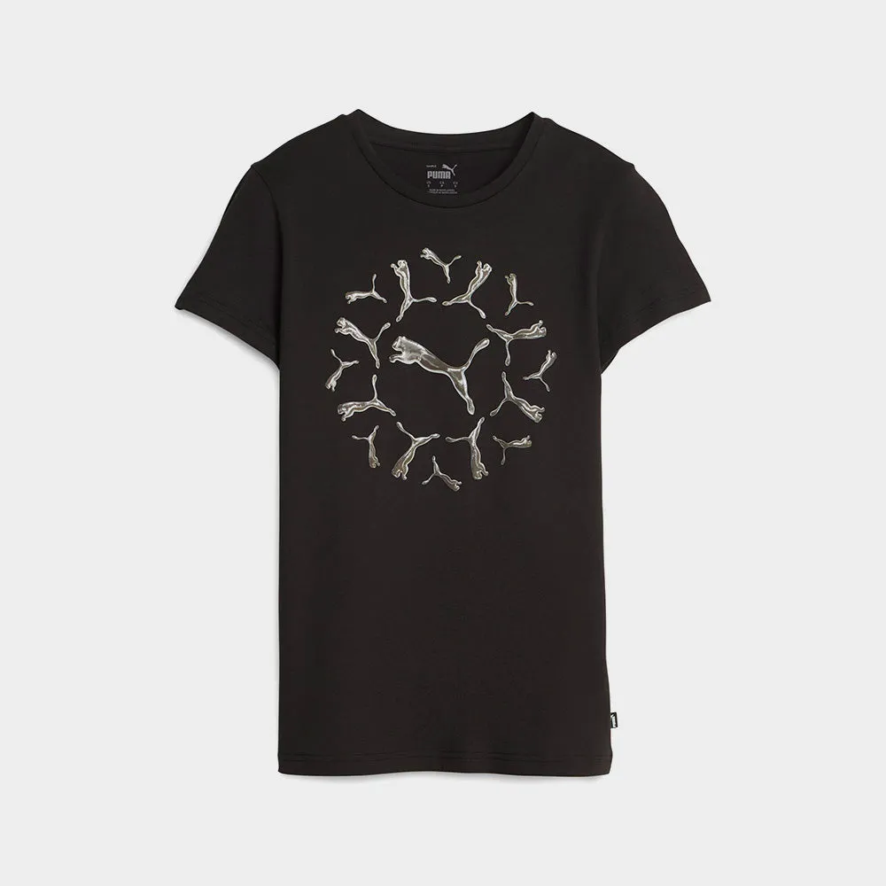 W Ess+ Graphic Tee _ 173774 _ Black sold by Tekkie Town