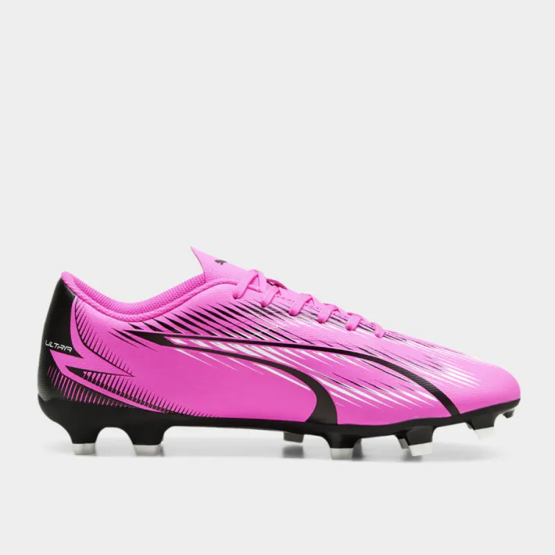 Puma Mens Ultra Play Fg/ag Football Pink/black/white _ 180640 _ Pink sold by Tekkie Town
