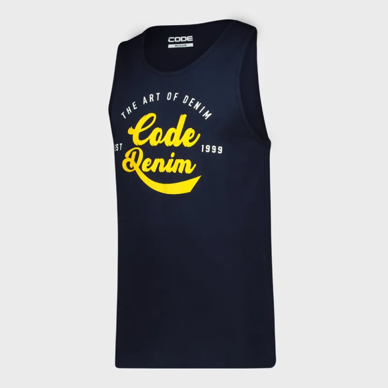 Code Mens Tango Tank Top Blue/Multi _ 180652 _ Blue sold by Tekkie Town