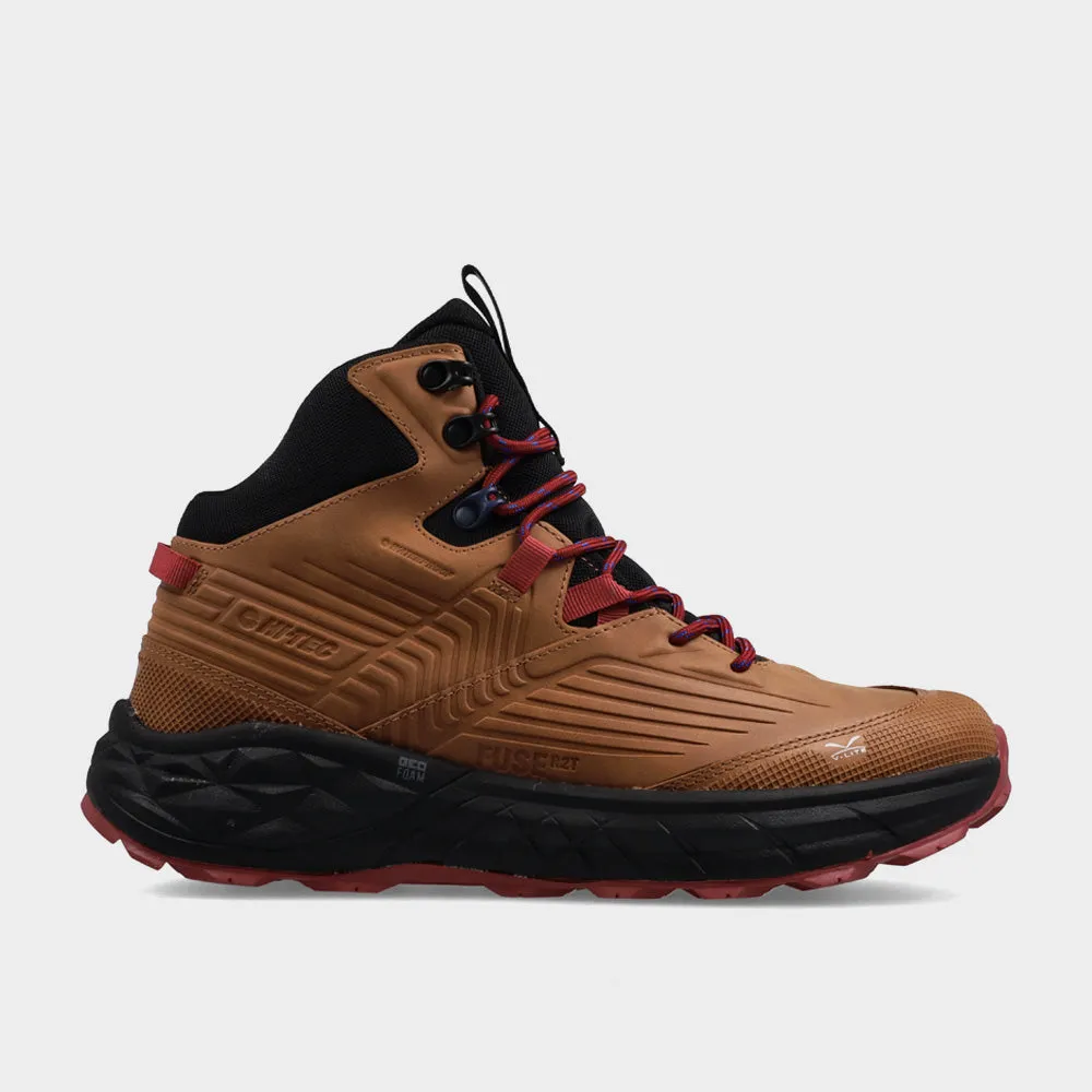 HI-Tec Mens Fuse Trek Mid Wp Outdoor Sneaker Brown/black _ 181648 _ Brown sold by Tekkie Town