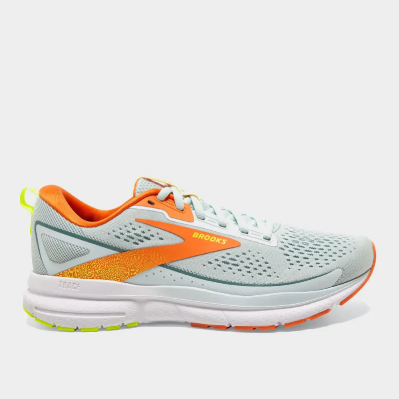 Brooks Women's Trace 3 Performance Running Grey/orange _ 181108 _ Grey sold by Tekkie Town