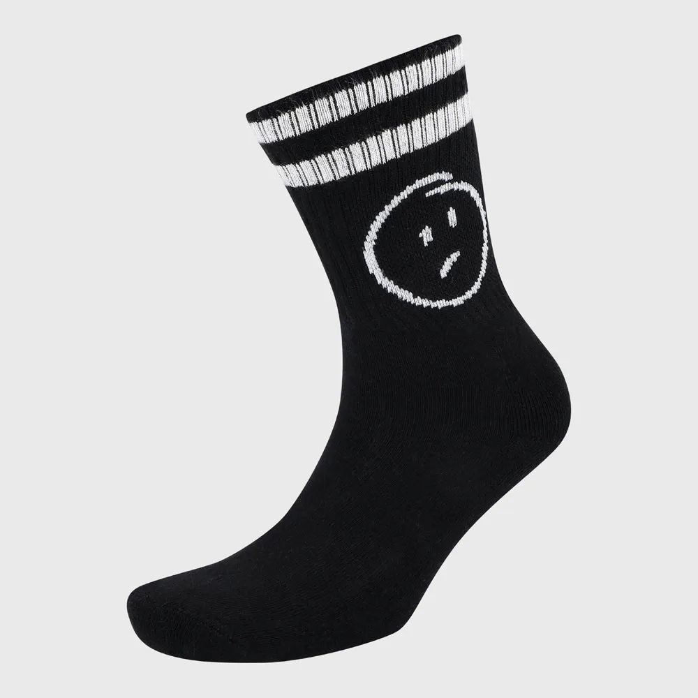 Airwalk Unisex 3 Pack Smiley Crew Sock Black sold by Tekkie Town product image thumbnail 4