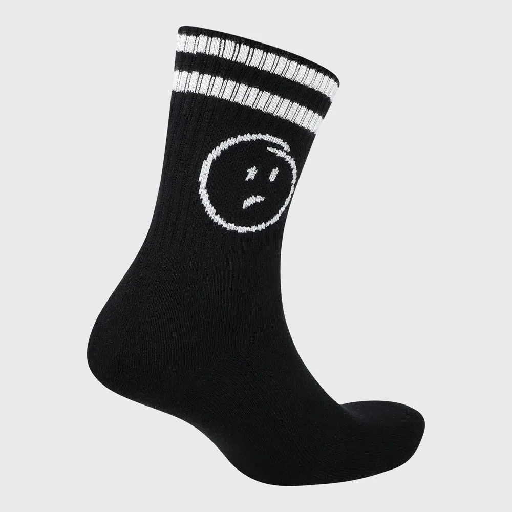 Airwalk Unisex 3 Pack Smiley Crew Sock Black sold by Tekkie Town product image thumbnail 3