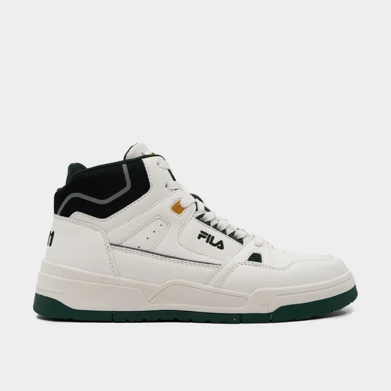 Fila Mens Nolan Sneaker White/ Green _ 181559 _ White sold by Tekkie Town