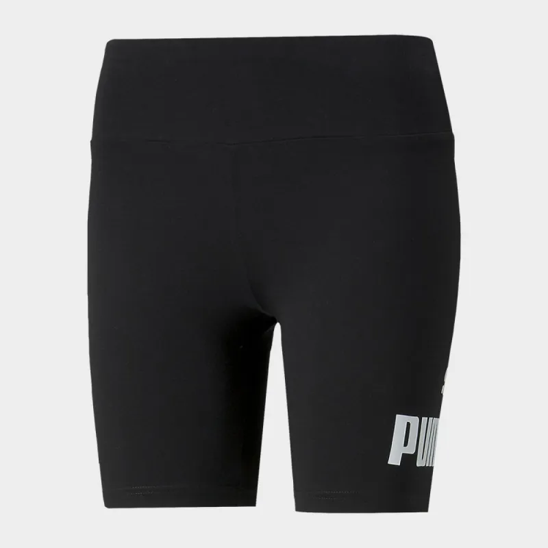 Puma Womens Essential  Logo Short Leggings Black sold by Tekkie Town
