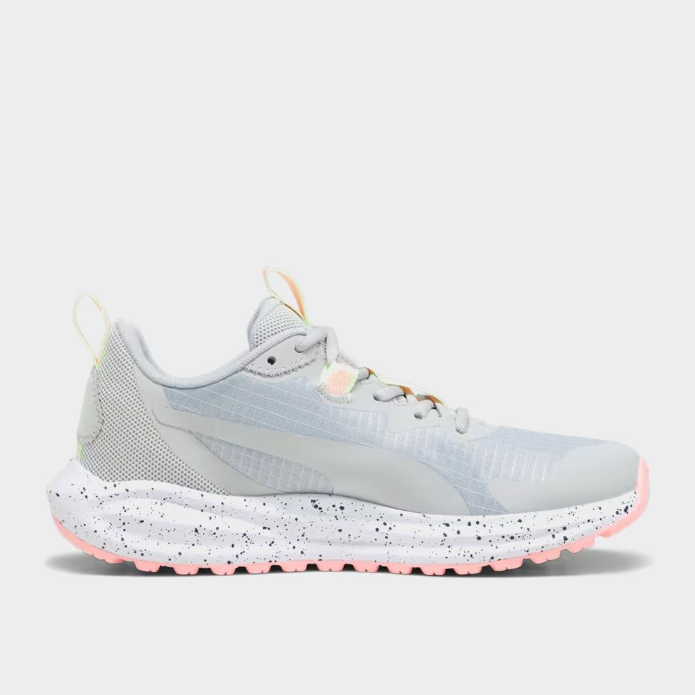 Puma Women's Twitch Runner Trail Grey/pink _ 173658 _ Grey sold by Tekkie Town