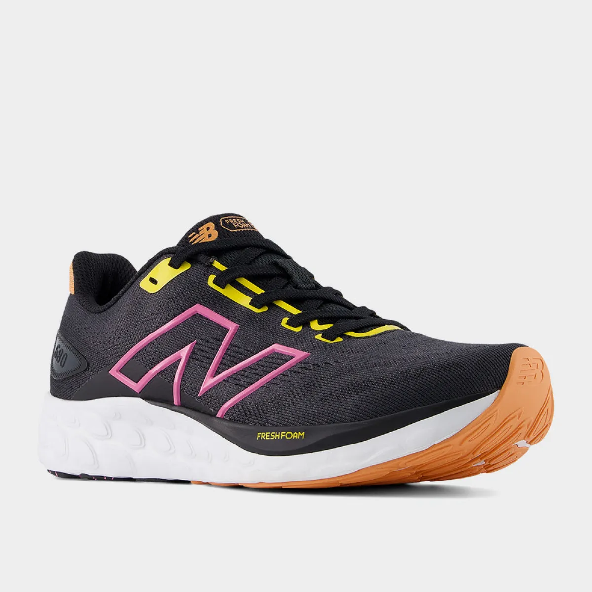 New Balance Womens W680CM8 Performance Running Black/pink _ 182820