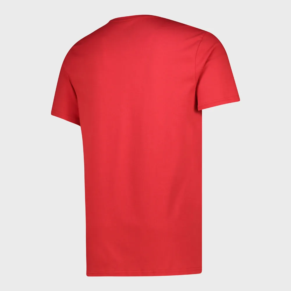 Umbro Mens Henderson Logo Tee Red/Black _ 180010 _ Red sold by Tekkie Town product image thumbnail 3