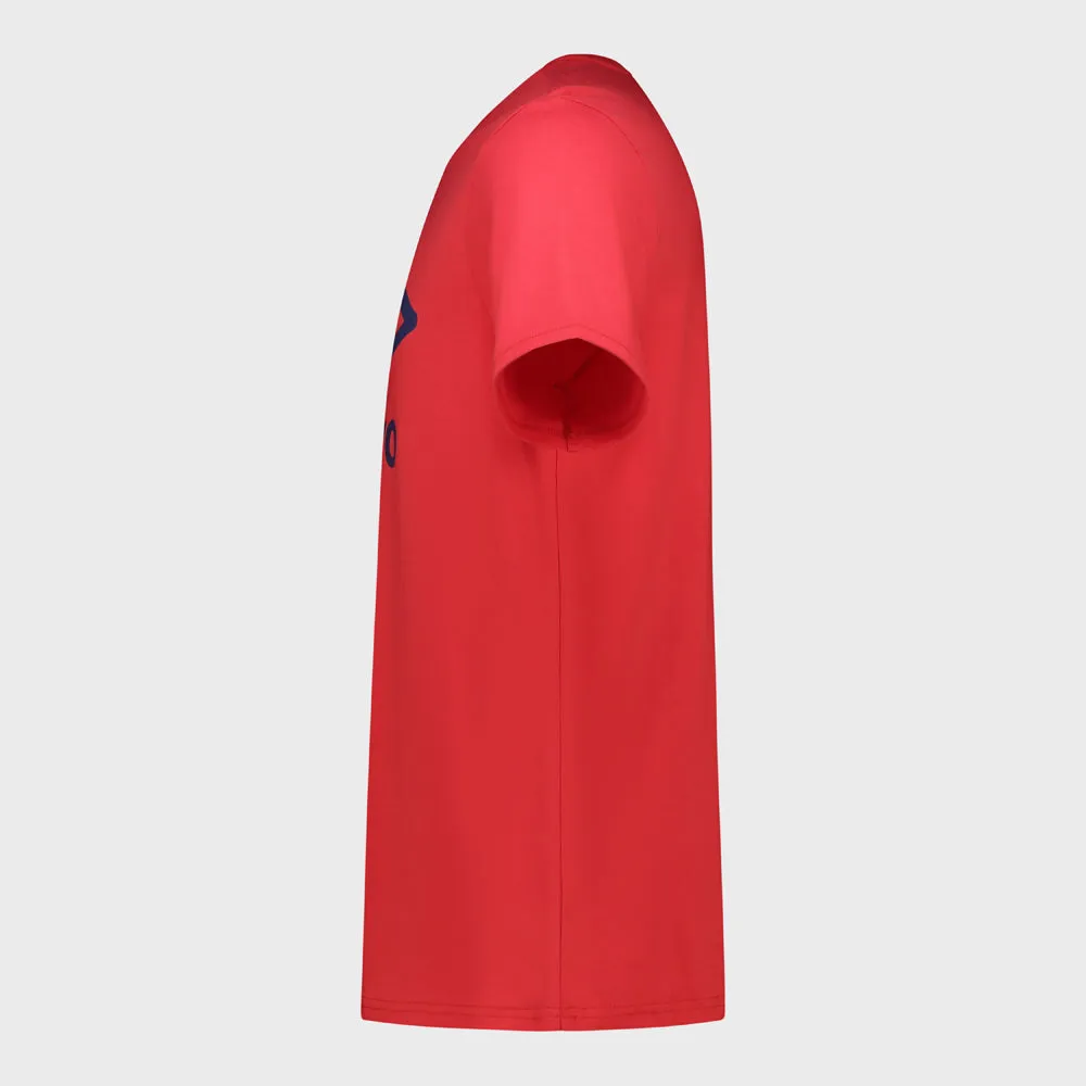 Umbro Mens Henderson Logo Tee Red/Black _ 180010 _ Red sold by Tekkie Town product image thumbnail 2