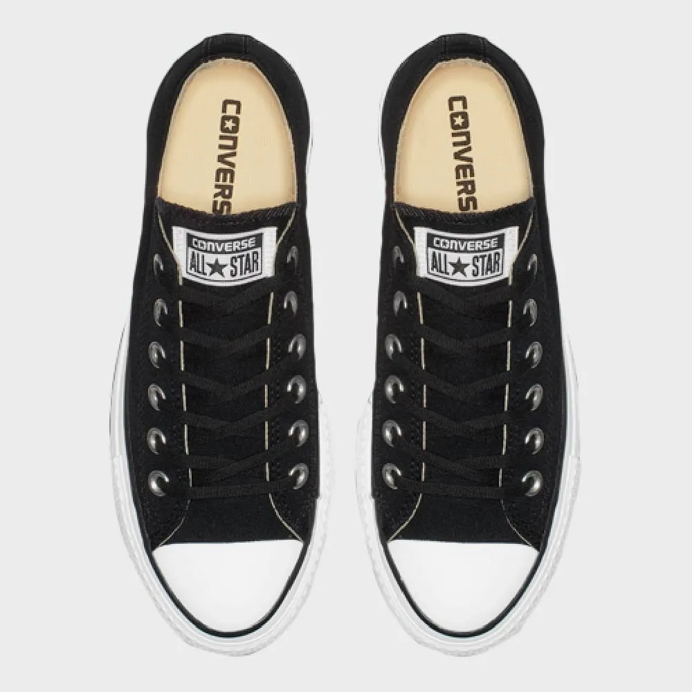 Converse Womens All Star Platform Low Top Sneakers Black sold by Tekkie Town product image thumbnail 4