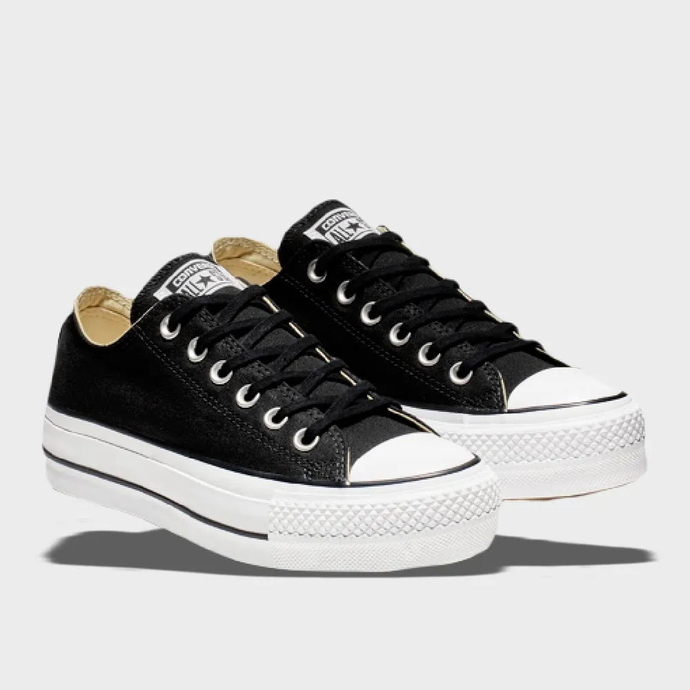 Converse Womens All Star Platform Low Top Sneakers Black sold by Tekkie Town product image thumbnail 5