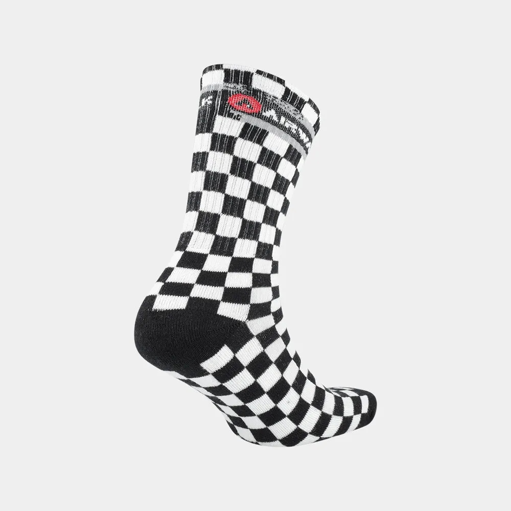 Airwalk Unisex 3 Pack Checkerboard Sock Black/Multi _ 181759 _ Black sold by Tekkie Town product image thumbnail 2