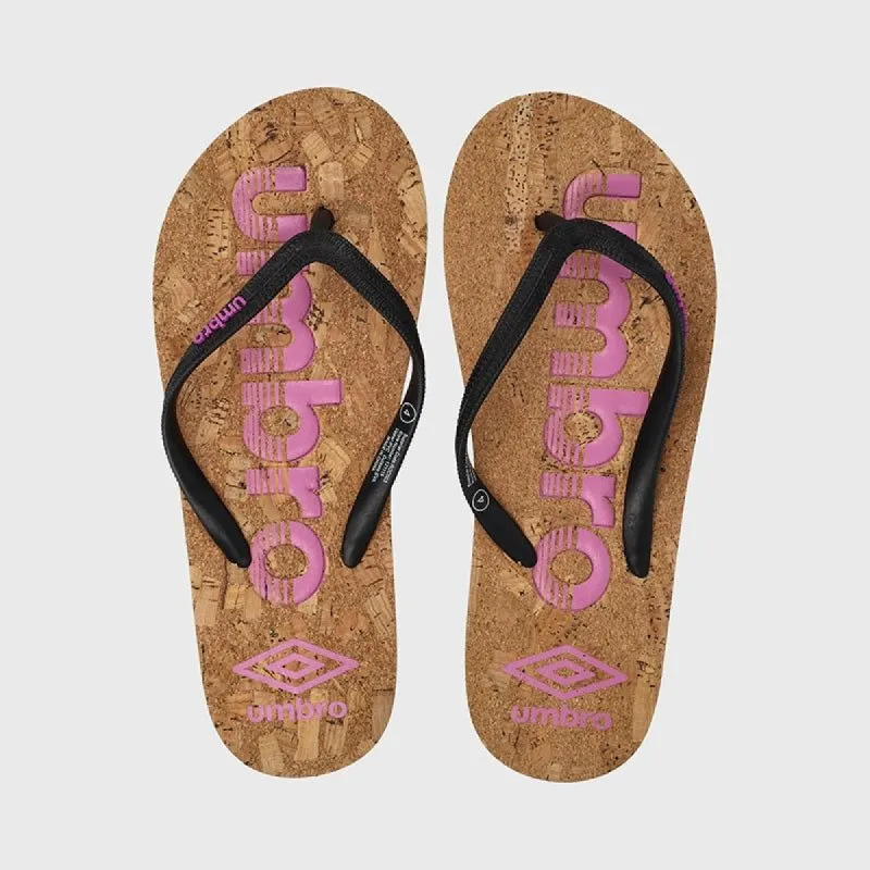 Linear Cork Thong _ 171115 _ Black sold by Tekkie Town