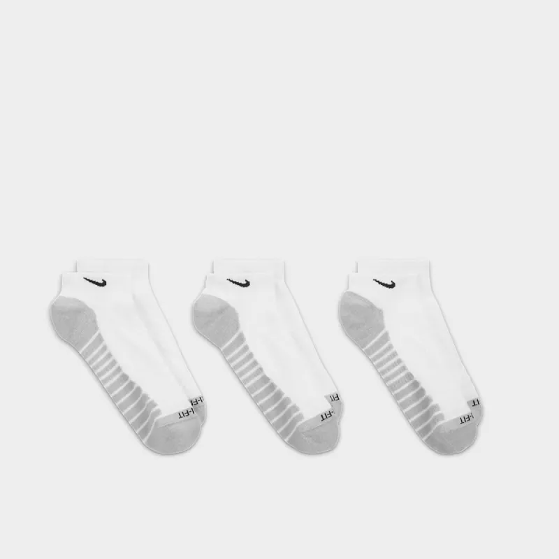 Nike Unisex Everyday Max Cushioned 3pk Socks White/Multi _ 182811 _ White sold by Tekkie Town