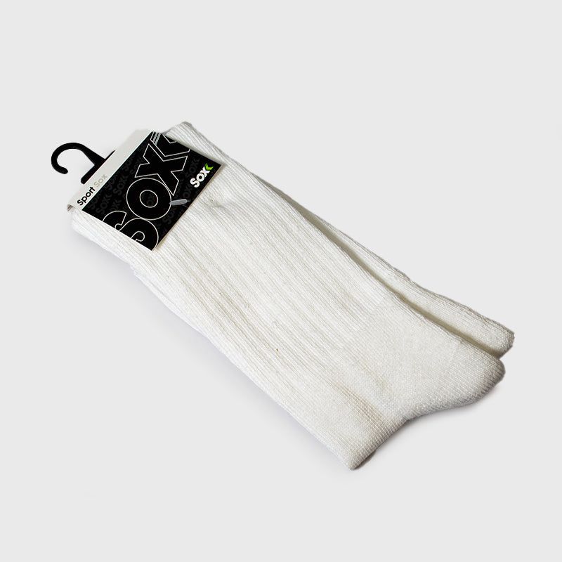 Crew Sock _ 157875 _ White sold by Tekkie Town