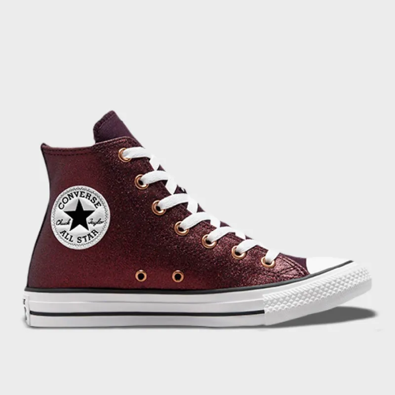 Converse Womens Chuck Taylor All Star Forest Glam High Brown/White _ 172690 _ Brown sold by Tekkie Town