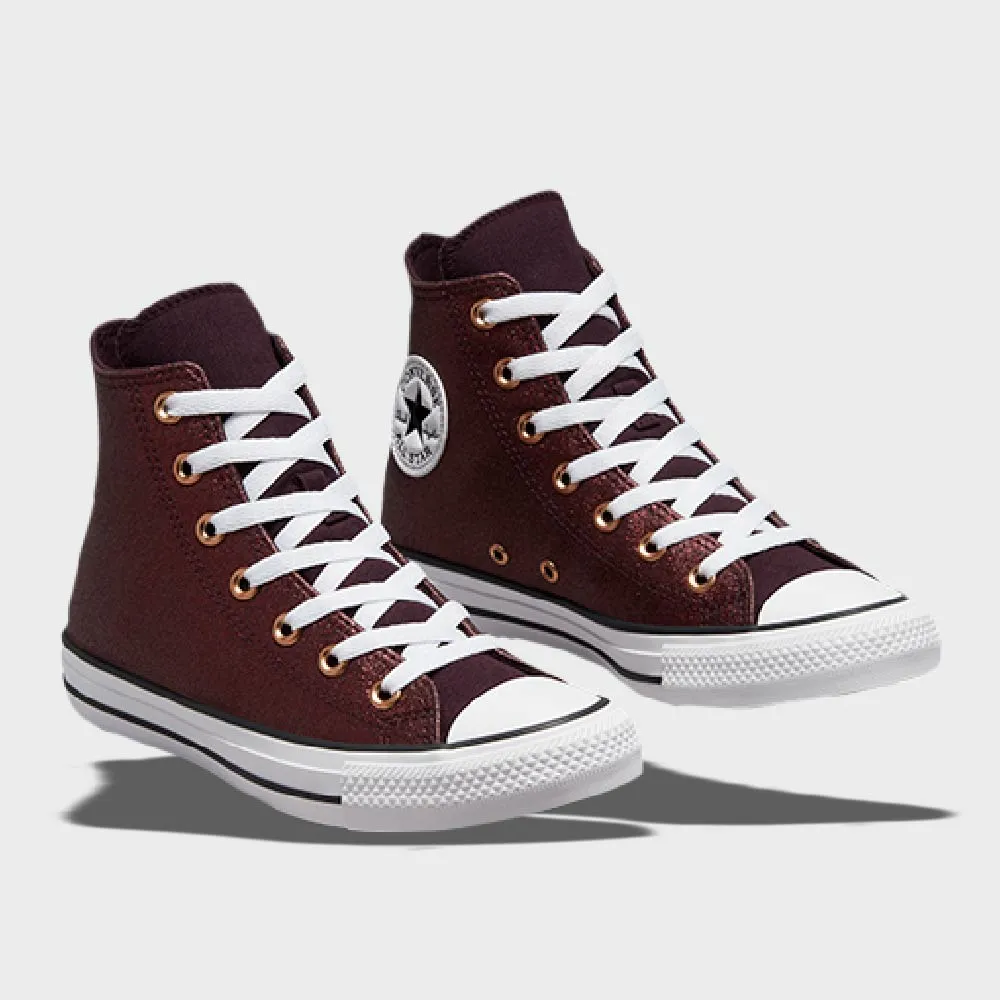 Converse Womens Chuck Taylor All Star Forest Glam High Brown/White _ 172690 _ Brown sold by Tekkie Town product image thumbnail 4