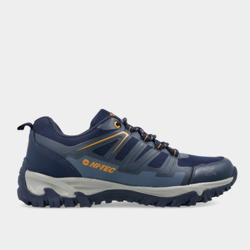 Hi-Tec Mens Panthera Trail Outdoor Sneaker Blue/Multi _ 182655 _ Blue sold by Tekkie Town