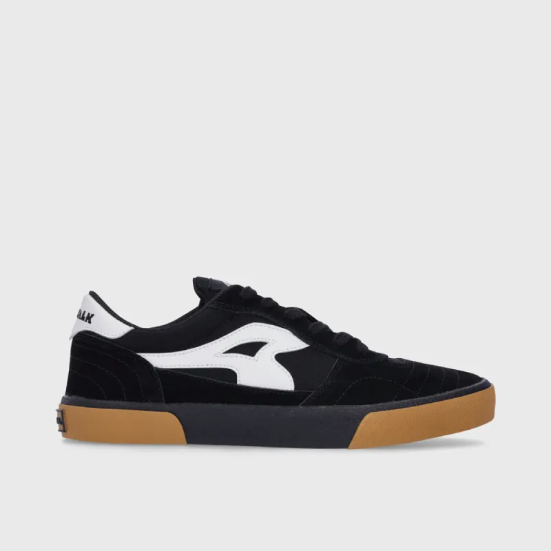 Airwalk Mens Aurora Low Canvas Sneaker Black/White/Gum _ 181594 _ Black sold by Tekkie Town
