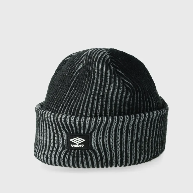 Umbro Unisex 2tone Beanie Black/Grey _ 173417 _ Black made by Umbro