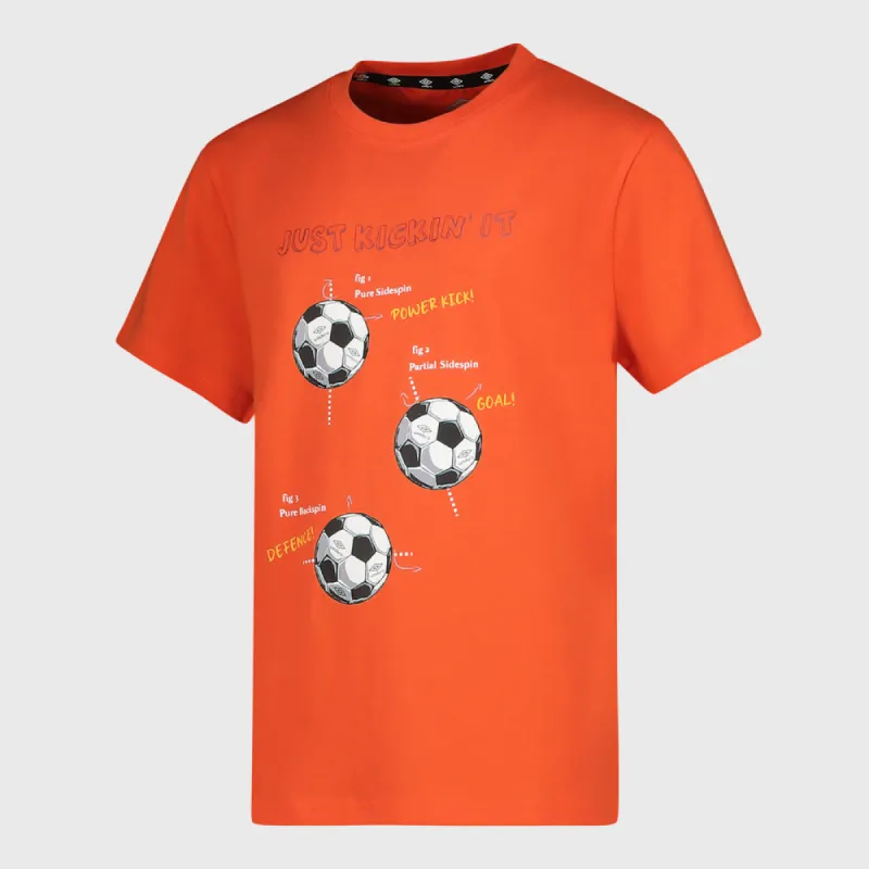 Umbro Youth Butland Tee Red/Multi _ 181171 _ Red sold by Tekkie Town