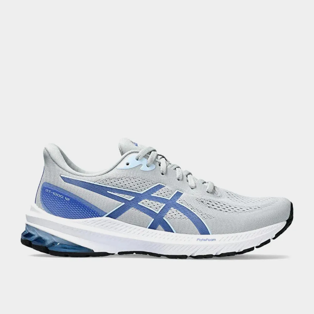 Asics Women's GT-1000 12 Performance Running Grey/blue _ 181017 _ Grey sold by Tekkie Town