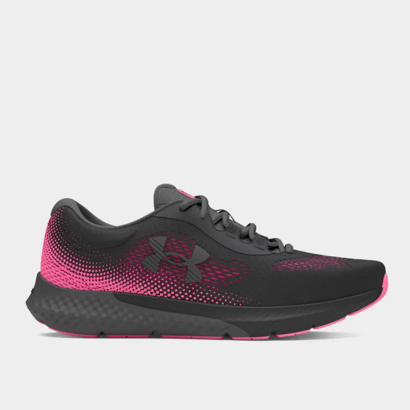 Under Armour Womens Charged Rogue 4 Performance Running Black/pink _ 180858 _ Black sold by Tekkie Town