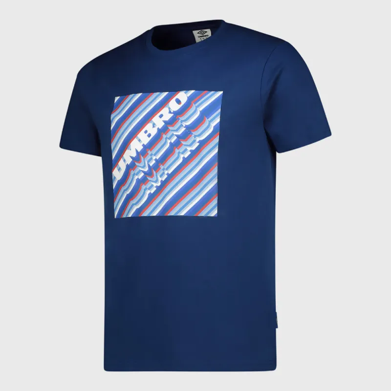 Umbro Mens Gradient Box Tee Blue/Multi _ 181155 _ Blue made by Umbro