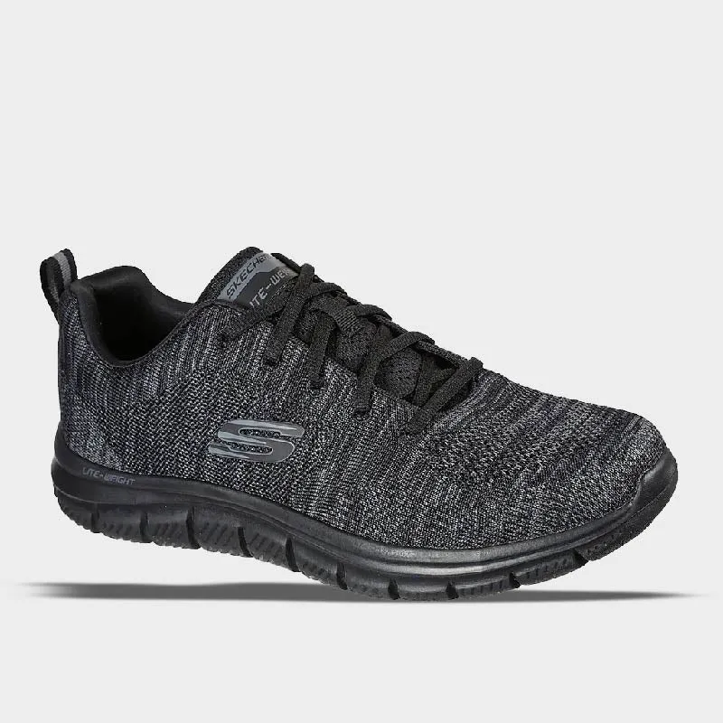 Skechers Mens Track Sneakers Black _ 172142 _ Black sold by Tekkie Town product image thumbnail 5
