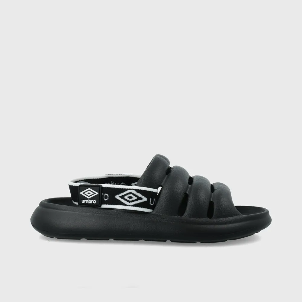 Umbro Womens Slide Backstrap Sandal Black/White _ 174099 _ Black sold by Tekkie Town product image thumbnail 2